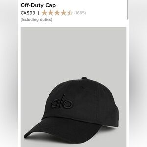Alo off duty cap